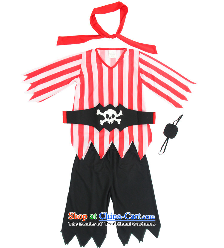 Fantasy Party festival costumes kindergarten masquerade clothing master role play boys between red and white with pirates terms 130cm photo, prices, brand platters! The elections are supplied in the national character of distribution, so action, buy now enjoy more preferential! As soon as possible.