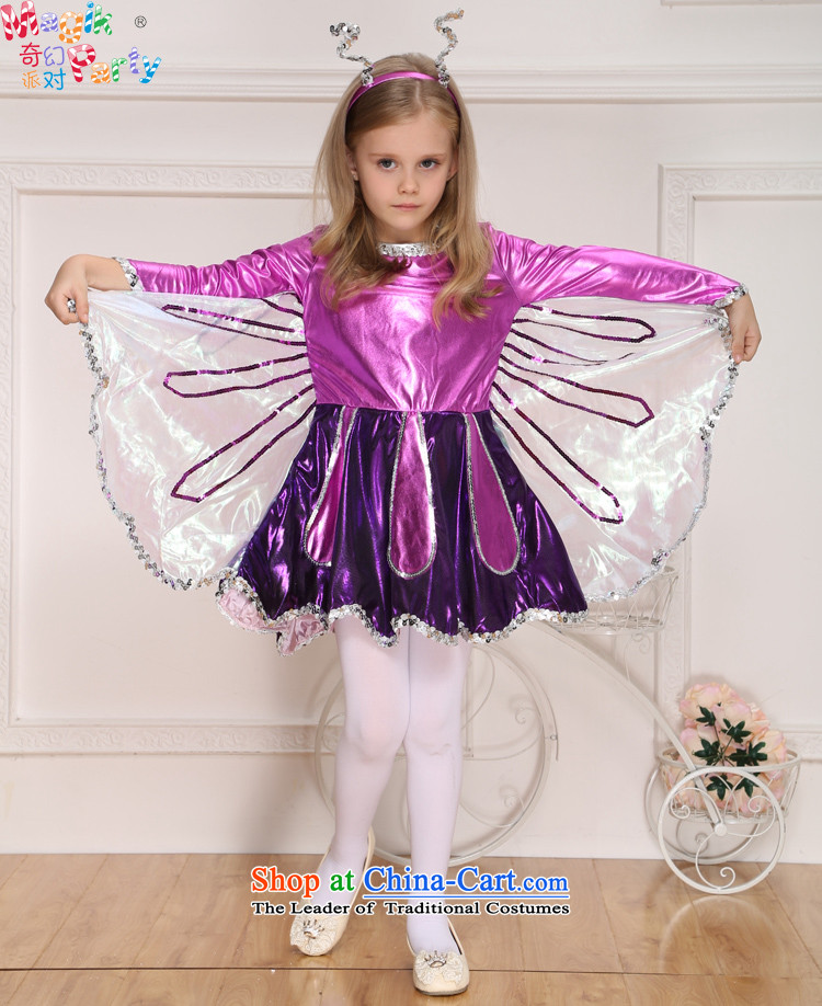 Fantasy party, the Bangwei clothing fashions show girls kindergarten role play butterfly dresses purple 140cm(11-12 code) Picture, prices, brand platters! The elections are supplied in the national character of distribution, so action, buy now enjoy more preferential! As soon as possible.