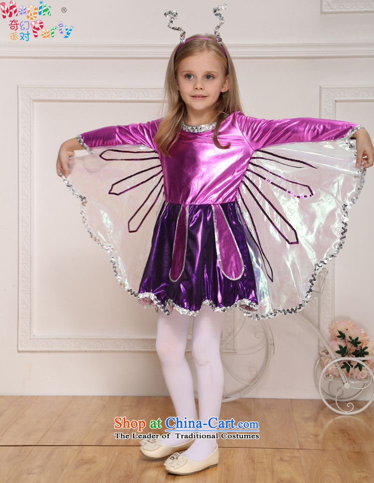 Fantasy party, the Bangwei clothing fashions show girls kindergarten role play butterfly dresses purple 140cm(11-12 code) Picture, prices, brand platters! The elections are supplied in the national character of distribution, so action, buy now enjoy more preferential! As soon as possible.