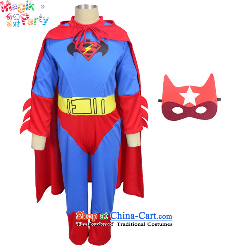 Fantasy party photography school activities show Apparel clothing Photographic Dress super heroes iron man Batman Batman the superman Superman dress code), replacing 130cm(9-10 fantasy party (magikparty) , , , shopping on the Internet