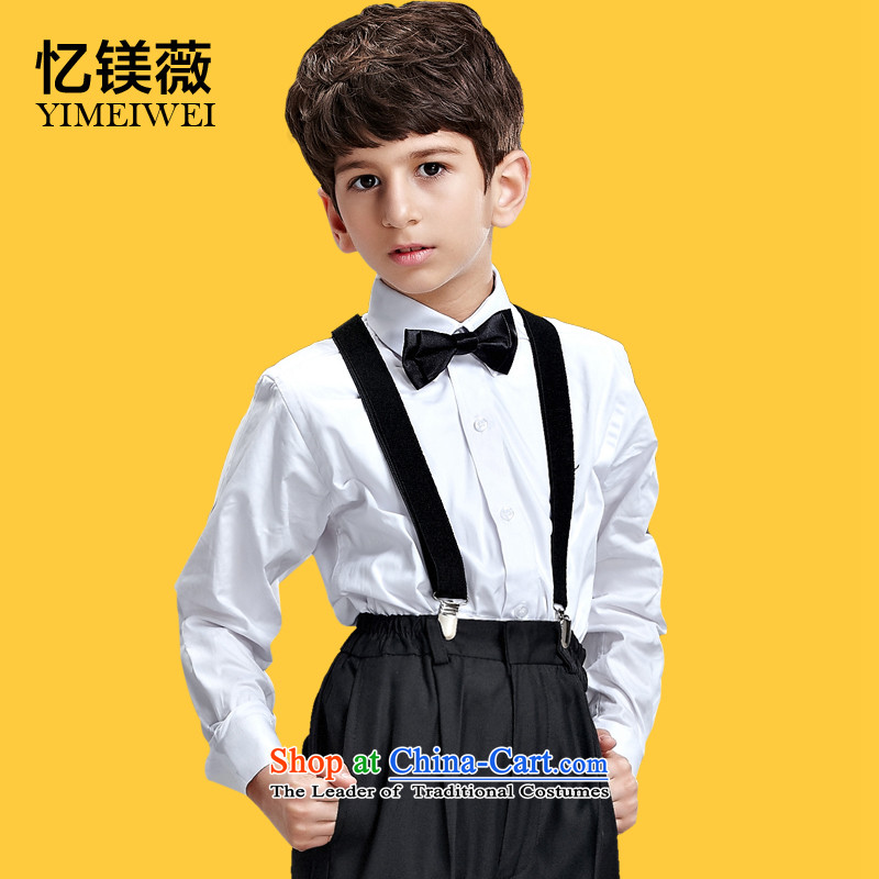 Recalling that disarmament Ms Audrey Eu suit dress boy children Korean children during the spring and autumn and winter of CUHK child Flower Girls small suits all black suit kit is designed to be a genuine black 145-155cm cabinet recommended 14 yards, rec