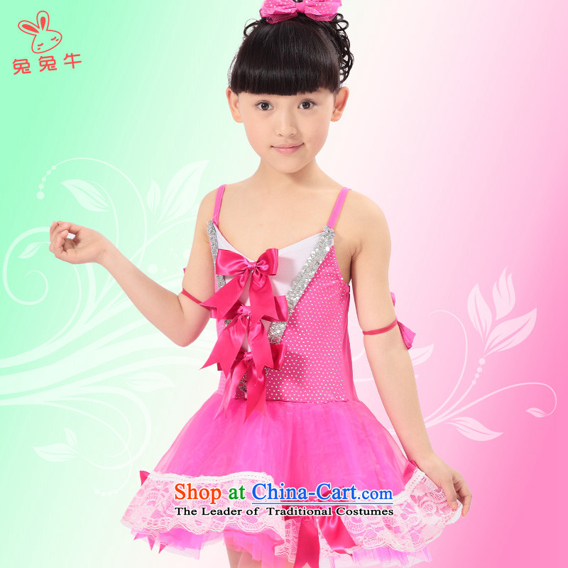 Rabbit and cow costumes children 61 children will girls dance performances such as children's clothing and rabbit Cattle Blue 160 shopping on the Internet has been pressed.