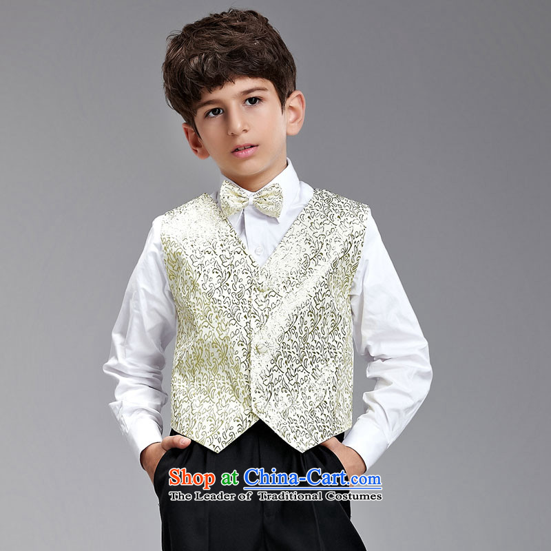 Recalling the Nairobi Boys show that services for children, a dress kit male Flower Girls dress host presentations for clothing upscale black vest 125-135cm recommendation 10 yards, recalling that Wei (yimeiwei) , , , shopping on the Internet