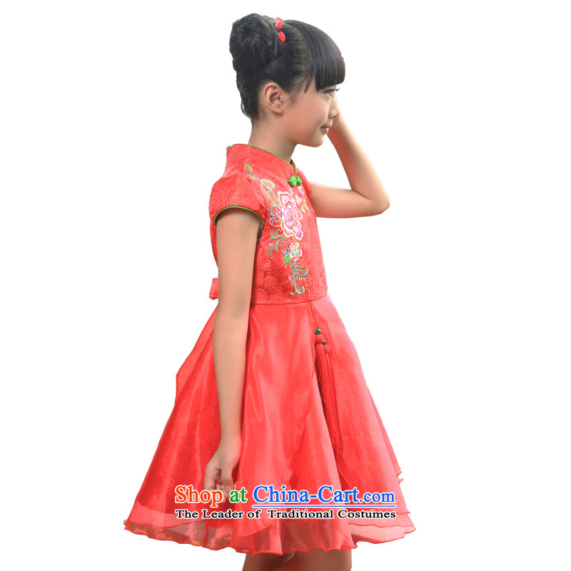 I should be grateful if you would have the girl children's wear Wang small summer will even yi skirt upscale dress skirt D5201B99B 160/156-165cm/, Wang i should be grateful if you would have the red small shopping on the Internet has been pressed.