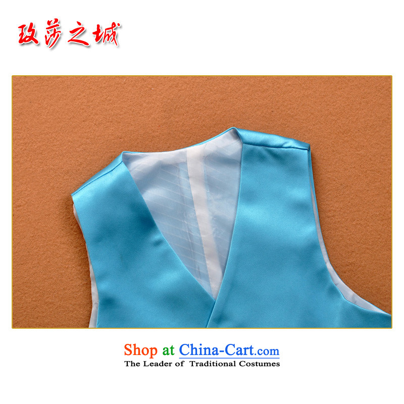 The boy, a show of dress with male Flower Girls wedding, a reflective of the import blue vest color Dordoi customizable blue spot), 150 (city of Windsor in , , , shopping on the Internet