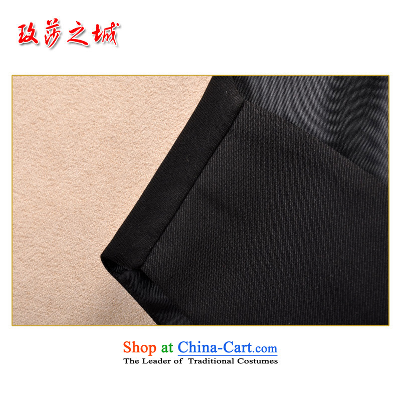 Kids pure black rounded, a boy performances at shoulder children performances small vest soft palace silk fabric can be tailored black, the city of Windsor shopping on the Internet has been pressed.