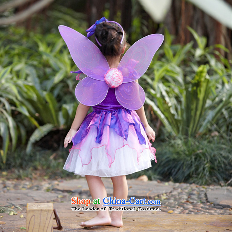  Purple fairy skirt goblins OISK performances will serve children girls princess skirt light purple 130,OISK,,, shopping on the Internet