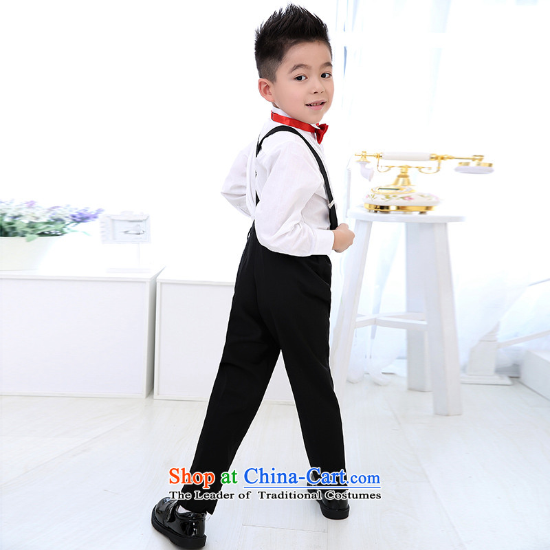 The Workshop 2015 Spring Yi New wedding dresses Kit Flower Girls Boys Flower Girls dress boy kit flower girl children's wear shirts jumpsuits Kit Male dress white 140 Yi Mano Square shopping on the Internet has been pressed.