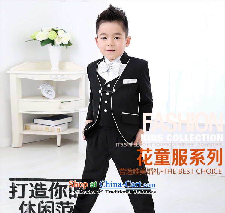 The workshop on yi Flower Girls dress boy children's classical lounge 5 piece silver trimming will fall in a small black suit , prices, pictures of 150 brand platters! The elections are supplied in the national character of distribution, so action, buy now enjoy more preferential! As soon as possible.