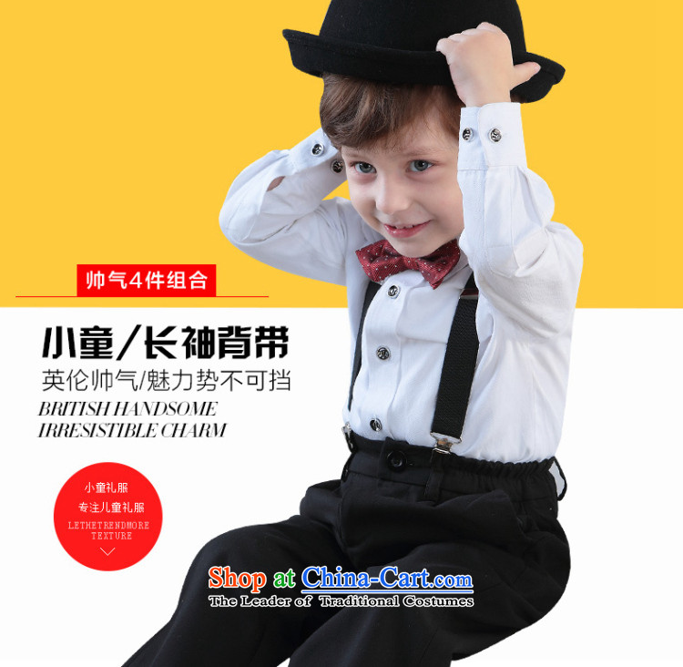 Recalling that the disarmament of age infant and child dresses Ng Chun-baby out costumes and children gentleman kit boy children dress upscale white long-sleeved black trousers with wave point Tie 4 Piece 110-120 recommendation 8 code picture, prices, brand platters! The elections are supplied in the national character of distribution, so action, buy now enjoy more preferential! As soon as possible.
