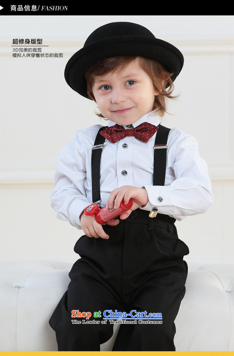 Recalling that the disarmament of age infant and child dresses Ng Chun-baby out costumes and children gentleman kit boy children dress upscale white long-sleeved black trousers with wave point Tie 4 Piece 110-120 recommendation 8 code picture, prices, brand platters! The elections are supplied in the national character of distribution, so action, buy now enjoy more preferential! As soon as possible.