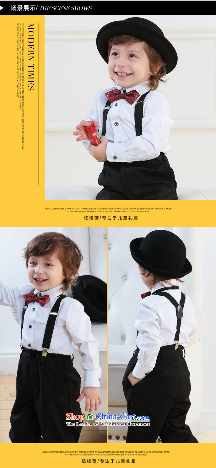 Recalling that the disarmament of age infant and child dresses Ng Chun-baby out costumes and children gentleman kit boy children dress upscale white long-sleeved black trousers with wave point Tie 4 Piece 110-120 recommendation 8 code picture, prices, brand platters! The elections are supplied in the national character of distribution, so action, buy now enjoy more preferential! As soon as possible.