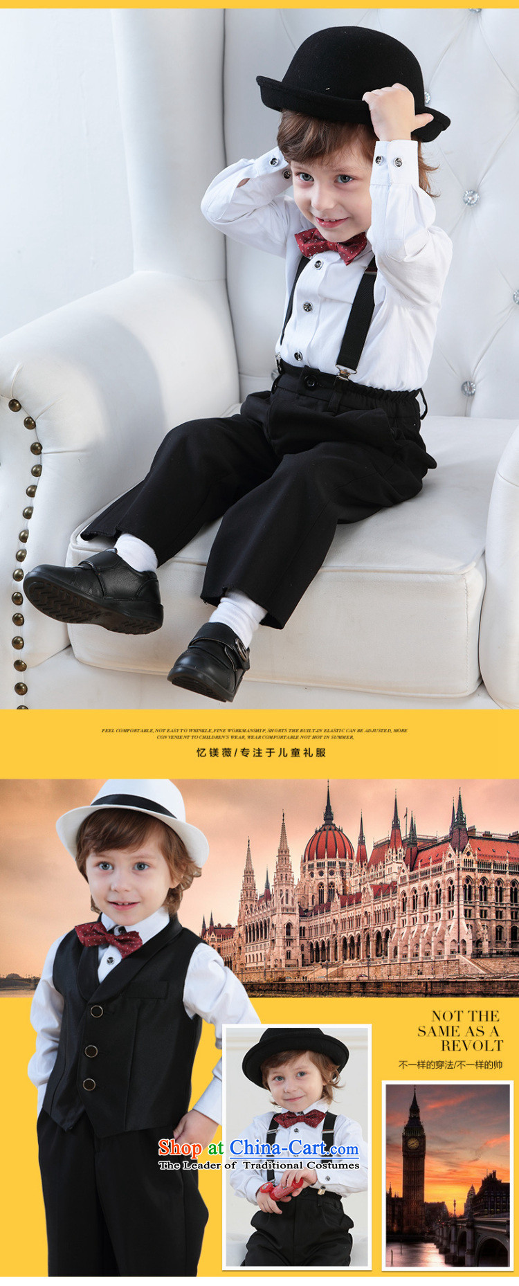 Recalling that the disarmament of age infant and child dresses Ng Chun-baby out costumes and children gentleman kit boy children dress upscale white long-sleeved black trousers with wave point Tie 4 Piece 110-120 recommendation 8 code picture, prices, brand platters! The elections are supplied in the national character of distribution, so action, buy now enjoy more preferential! As soon as possible.