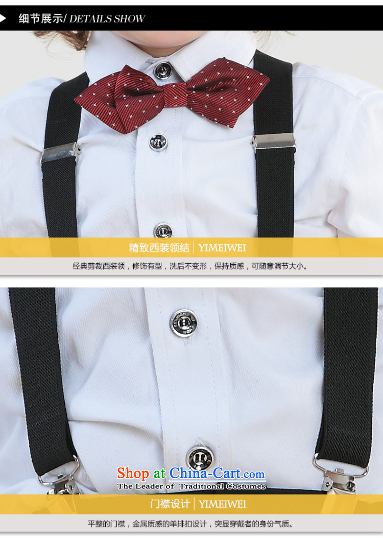 Recalling that the disarmament of age infant and child dresses Ng Chun-baby out costumes and children gentleman kit boy children dress upscale white long-sleeved black trousers with wave point Tie 4 Piece 110-120 recommendation 8 code picture, prices, brand platters! The elections are supplied in the national character of distribution, so action, buy now enjoy more preferential! As soon as possible.