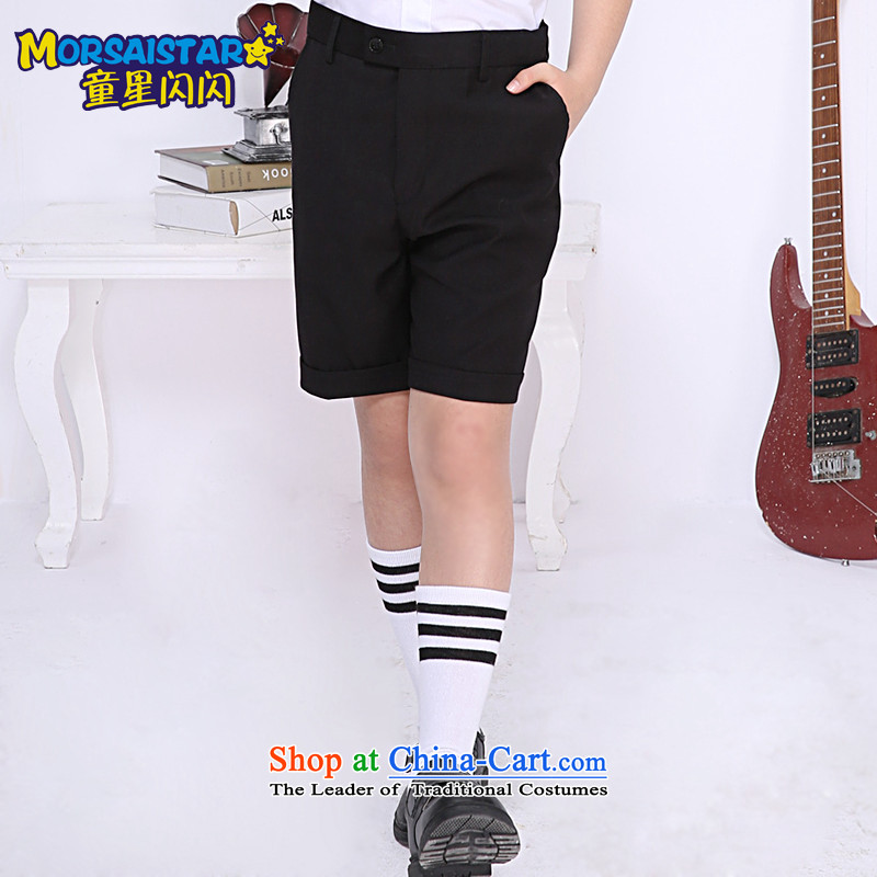 The sparkling waters of children's wear Tong Xing children small trousers boy pants a performance by students of black trousers pants boys shorts long black trousers 150, child star shining MORSAISTAR () , , , shopping on the Internet