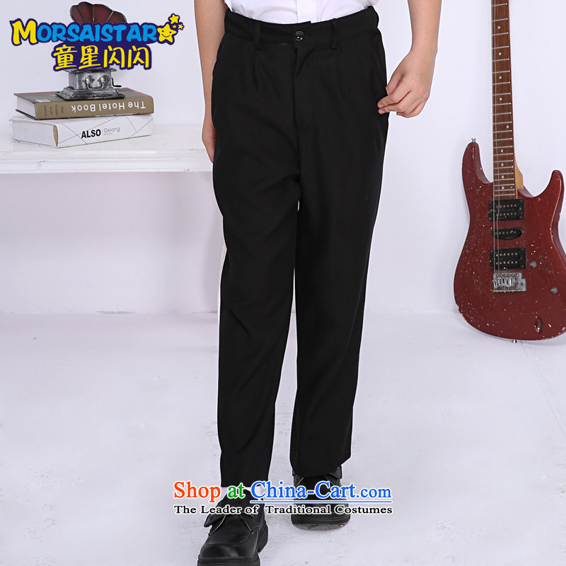 The sparkling waters of children's wear Tong Xing children small trousers boy pants a performance by students of black trousers pants boys shorts long black trousers 150, child star shining MORSAISTAR () , , , shopping on the Internet