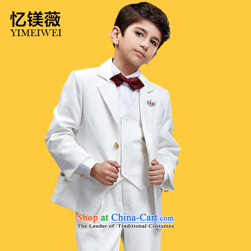 Recalling that the disarmament of children's wear small boy Vicki suits Flower Girls dress Korean children wedding celebration will boys suits high pure white suit 145-155cm recommendation 14, Recalling that Ms Audrey Eu code (yimeiwei) , , , shopping on