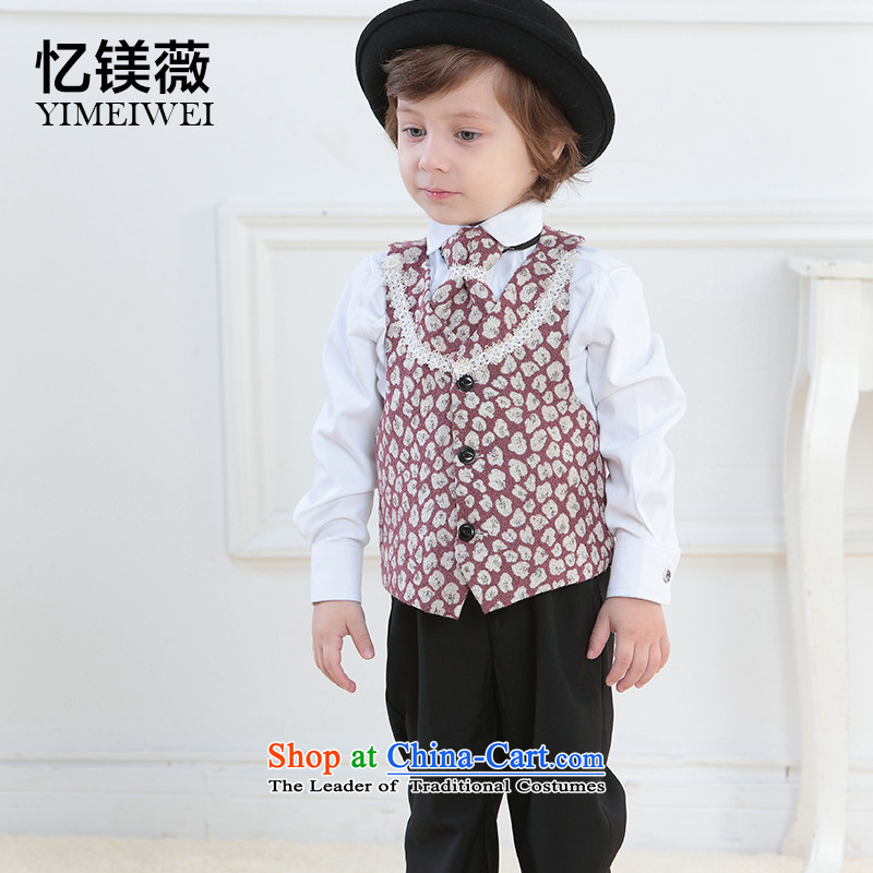 Recalling that disarmament boy Vicki flower girl child baby child dress suits age serving dinner show suits white 140-150recommendation 14 yards, recalling that Wei (yimeiwei) , , , shopping on the Internet