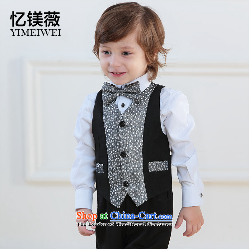 Recalling that disarmament boy Vicki flower girl child baby child dress suits birthday party 145-155cm black suit, Recalling recommendation 14 Code of Ms Audrey EU (yimeiwei) , , , shopping on the Internet