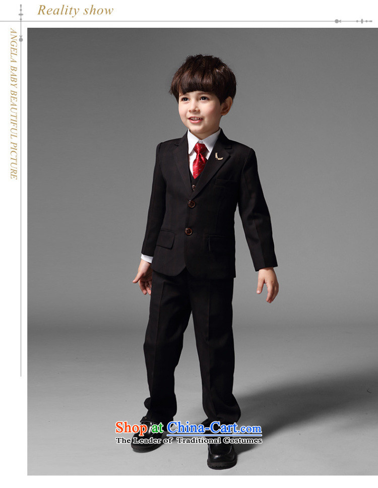 Eyas of children's wear suits boy children suits winter flower girls dress suits with the spring and autumn concealed CUHK child Black 4 Piece Set (not included) 140 pictures, shirt price, brand platters! The elections are supplied in the national character of distribution, so action, buy now enjoy more preferential! As soon as possible.
