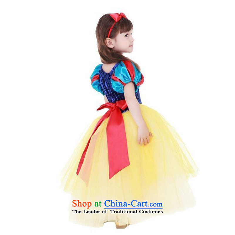Anneyol skirt snow white gown skirt Halloween dress children birthday party load dress Snow White Dress map color (sent headdress and the mantle) 120 recommendations, Anne 105-115cm optimization (anneyol) , , , shopping on the Internet