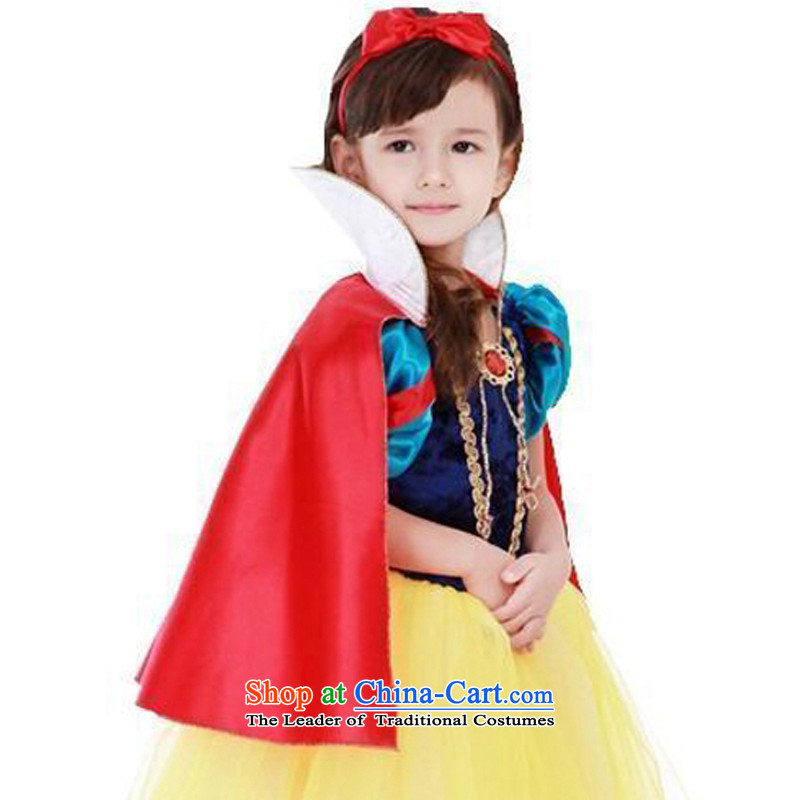 Anneyol skirt snow white gown skirt Halloween dress children birthday party load dress Snow White Dress map color (sent headdress and the mantle) 120 recommendations, Anne 105-115cm optimization (anneyol) , , , shopping on the Internet