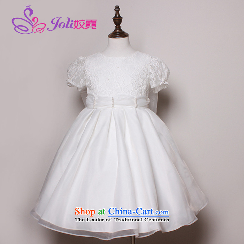 Each Princess skirt girls Ngai girl children's apparel will Flower Girls dress 2015 Summer girls long-sleeved princess skirt and white short-sleeves 100 per ngai (joli) , , , shopping on the Internet