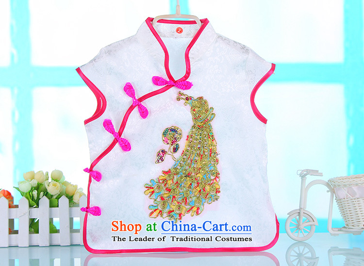 Summer 2015 new products Tang dynasty, short-sleeved children Kit China wind girls under the age of your baby dress two kits white 110 pictures, prices, brand platters! The elections are supplied in the national character of distribution, so action, buy now enjoy more preferential! As soon as possible.