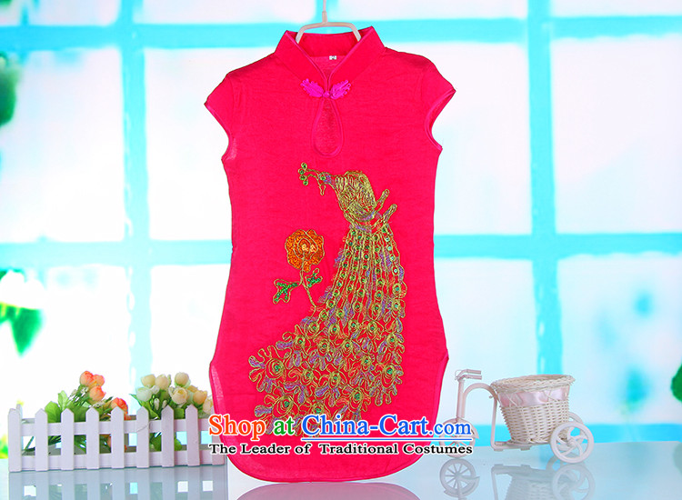 Children's Wear Skirts girls Princess Tang Gown cheongsam red spring and summer children's apparel girls dresses embroidered dress skirt red baby 140 pictures, prices, brand platters! The elections are supplied in the national character of distribution, so action, buy now enjoy more preferential! As soon as possible.