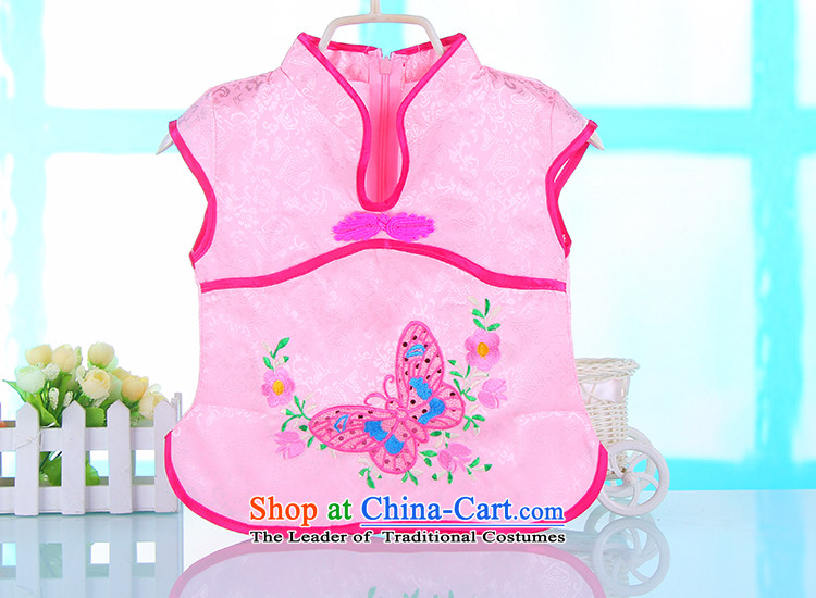 The new girls idyllic wind short-sleeved Tang Dynasty Package your baby girl children summer Chinese silk Tang dynasty, Pink 100 pictures summer, prices, brand platters! The elections are supplied in the national character of distribution, so action, buy now enjoy more preferential! As soon as possible.