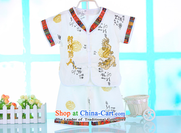 Mr Ronald new boys Tang Dynasty Chinese children with small and medium-sized child short-sleeved baby boy Tang Dynasty Package national costumes m Yellow 90 pictures, prices, brand platters! The elections are supplied in the national character of distribution, so action, buy now enjoy more preferential! As soon as possible.