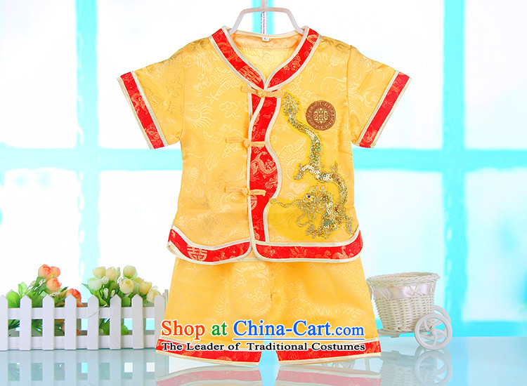 The spring and summer of Tang Dynasty BABY CHILDREN qipao kindergarten will baby is one month old hundreds amanome age dress pale yellow 100 pictures, prices, brand platters! The elections are supplied in the national character of distribution, so action, buy now enjoy more preferential! As soon as possible.