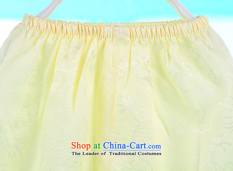 The spring and summer of Tang Dynasty BABY CHILDREN qipao kindergarten will baby is one month old hundreds amanome age dress pale yellow 100 pictures, prices, brand platters! The elections are supplied in the national character of distribution, so action, buy now enjoy more preferential! As soon as possible.