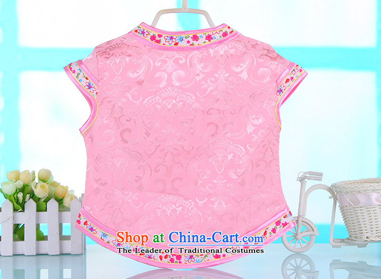2015 New Summer Children Tang dynasty embroidery girls short-sleeved shirts kit stage costumes will children's wear pink 100 pictures, prices, brand platters! The elections are supplied in the national character of distribution, so action, buy now enjoy more preferential! As soon as possible.