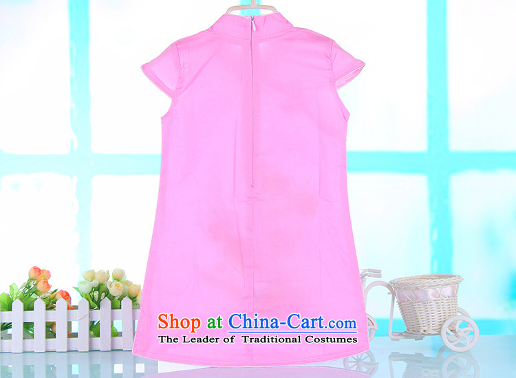 2015 Spring/Summer new child cheongsam dress classical girls baby girl children Tang dynasty large children's wear costumes pink 110 pictures, prices, brand platters! The elections are supplied in the national character of distribution, so action, buy now enjoy more preferential! As soon as possible.