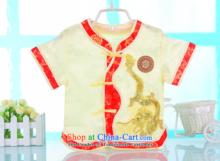 The spring and summer of Tang Dynasty BABY CHILDREN qipao kindergarten will baby is one month old hundreds amanome age dress yellow 100 pictures, prices, brand platters! The elections are supplied in the national character of distribution, so action, buy now enjoy more preferential! As soon as possible.