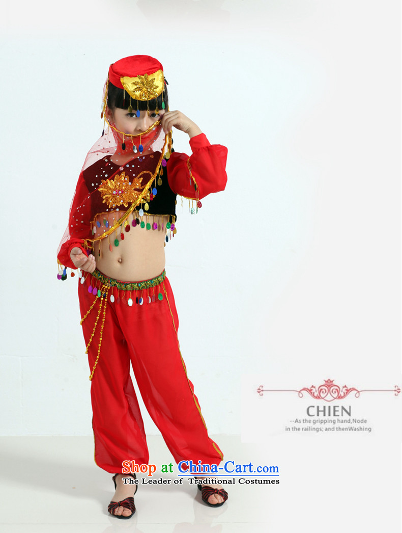 Dream arts children dance wearing girls 61 children costumes Xinjiang Indian dance minority clothing girls MZY-00116 red hangtags 130 is suitable for 120cm tall, prices, picture through brand platters! The elections are supplied in the national character of distribution, so action, buy now enjoy more preferential! As soon as possible.