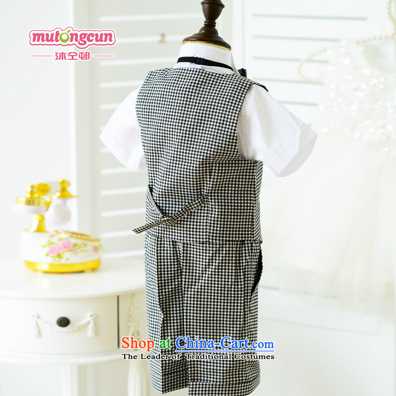 Bathing in the Korean version of the staff of the estate of the children's wear dress shorts, a boy Kit Flower Girls dresses, will long-sleeved shirt 100cm, MJ06 warmly welcomes estate shopping on the Internet has been pressed.