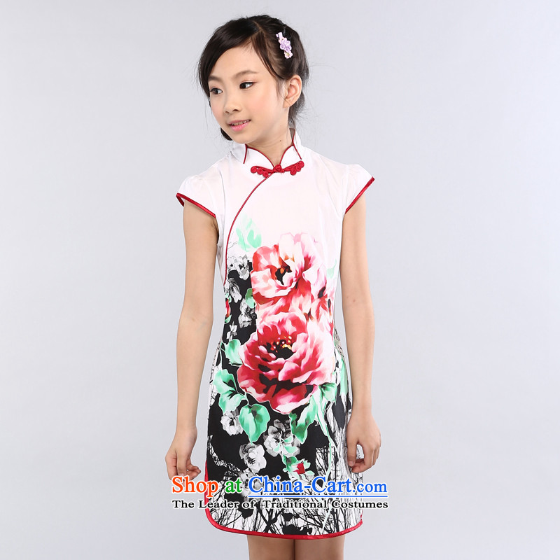 Ethernet-large flower blossoms and dyeing system size child qipao guzheng instrument performances services flowers fusome 120 Ethernet-shopping on the Internet has been pressed.