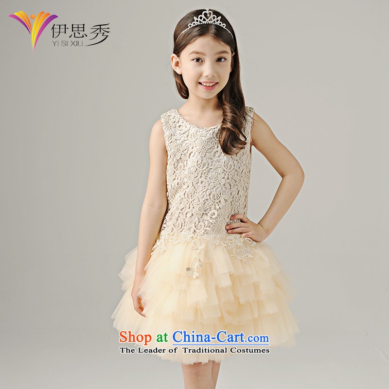 The league-Soo Choo, children will dress skirt girls princess skirt bon bon skirt students under the auspices of skirt flower girl choral dress skirt champagne color T1002 league of 160-soo (yisixiu) , , , shopping on the Internet