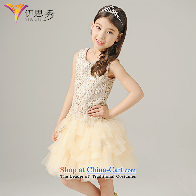 The league-Soo Choo, children will dress skirt girls princess skirt bon bon skirt students under the auspices of skirt flower girl choral dress skirt champagne color T1002 league of 160-soo (yisixiu) , , , shopping on the Internet