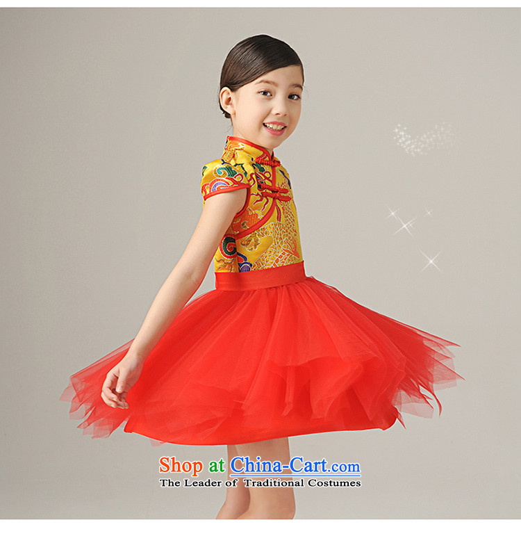The league-soo children will dress skirt ethnic girls dragon robe cheongsam dress celebrate Children's Day Go show host dresses performances Flower Girls dress red T1003 130 pictures, prices, brand platters! The elections are supplied in the national character of distribution, so action, buy now enjoy more preferential! As soon as possible.