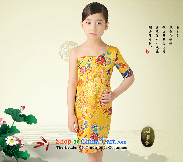 Miss Cyd autumn and winter league of new child will girls dress China wind children robes of the dragon, Tang Dynasty Show qipao skirt auspices show picture color T1004 costumes and long 160 pictures, prices, brand platters! The elections are supplied in the national character of distribution, so action, buy now enjoy more preferential! As soon as possible.