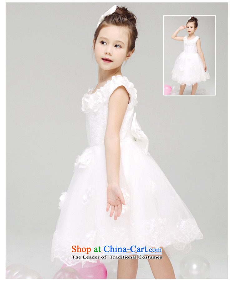 For rabbits spring of 2015 girls field shoulder dresses children performances skirt dress skirt Flower Girls Princess skirt bon bon 150cm(145-155cm) white gown pictures, price upscale, brand platters! The elections are supplied in the national character of distribution, so action, buy now enjoy more preferential! As soon as possible.