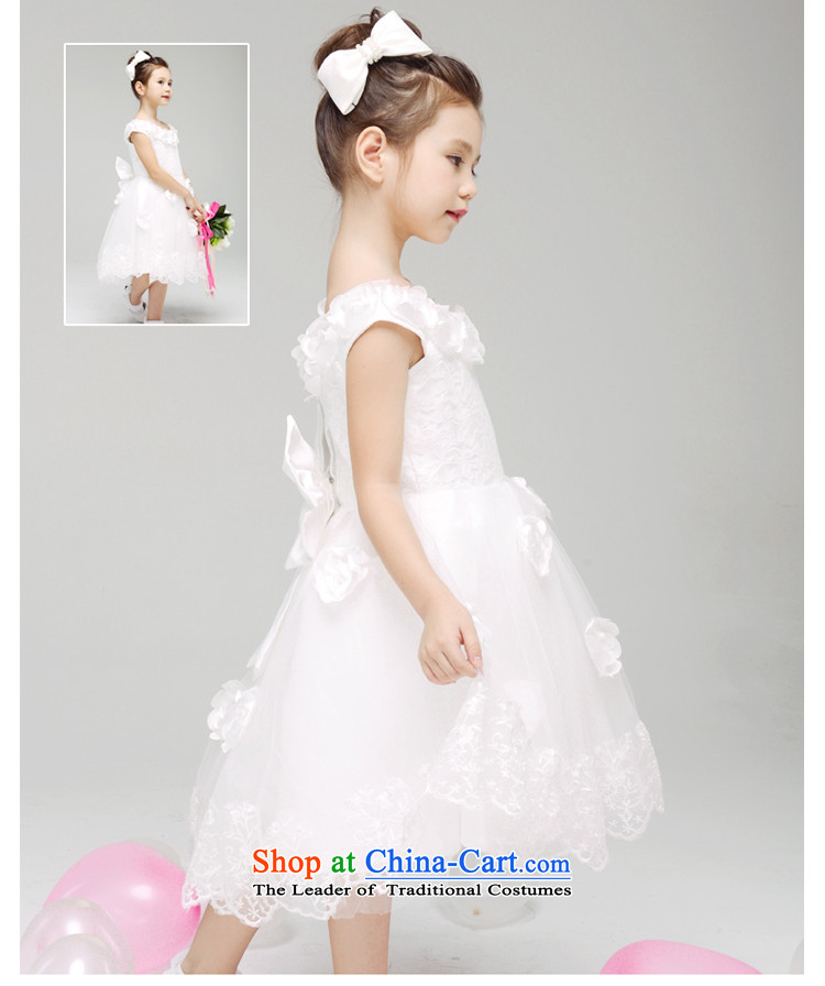 For rabbits spring of 2015 girls field shoulder dresses children performances skirt dress skirt Flower Girls Princess skirt bon bon 150cm(145-155cm) white gown pictures, price upscale, brand platters! The elections are supplied in the national character of distribution, so action, buy now enjoy more preferential! As soon as possible.