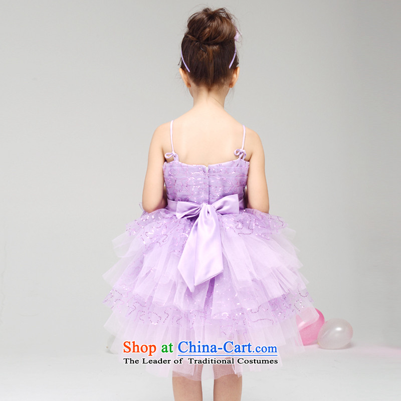 For Rabbits 610 children will come on the girl child, children serving ballerina small dress Flower Girls Princess skirt light purple 150cm(145-155cm lovely princess skirt) for rabbits (qiaojiatu) , , , shopping on the Internet