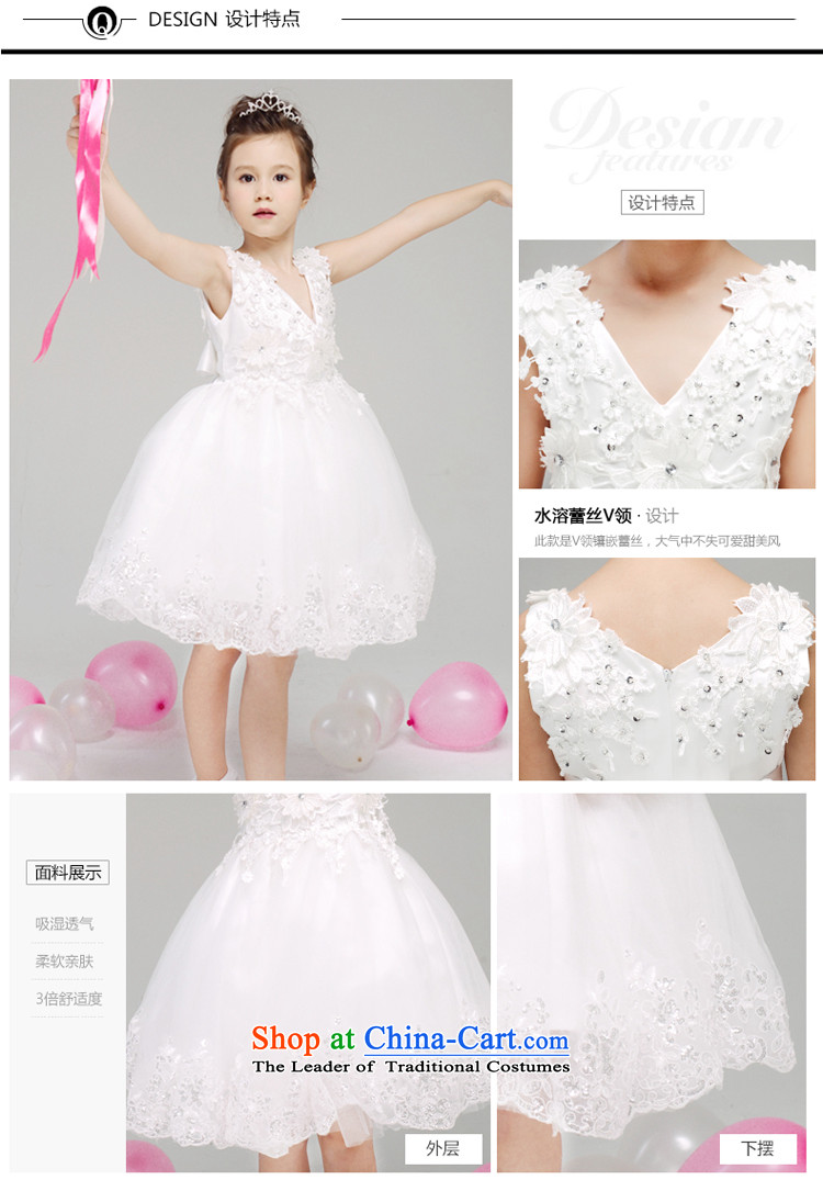 For rabbits 2015 girls spring, dresses 610 children will children dress skirt girls lace white wedding 150cm(145-155cm lovely princess skirt) Picture, prices, brand platters! The elections are supplied in the national character of distribution, so action, buy now enjoy more preferential! As soon as possible.