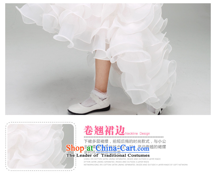 For rabbits upscale Korean girls princess skirt children wedding dresses tail skirt Flower Girls small dress skirt white with white 150cm(145-155cm lovely princess skirt) Picture, prices, brand platters! The elections are supplied in the national character of distribution, so action, buy now enjoy more preferential! As soon as possible.