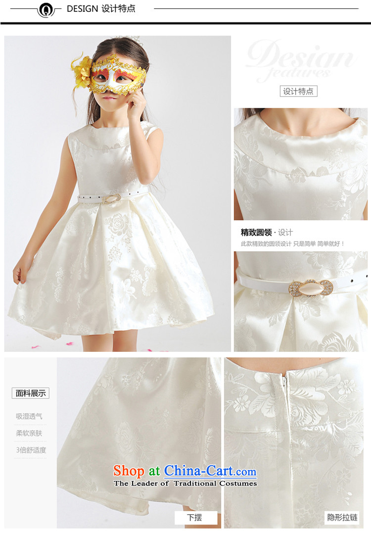For rabbits children evening dresses princess skirt will Spring Flower Girls Preppy white dresses girls birthday white 150cm(145-155cm lovely princess skirt) Picture, prices, brand platters! The elections are supplied in the national character of distribution, so action, buy now enjoy more preferential! As soon as possible.