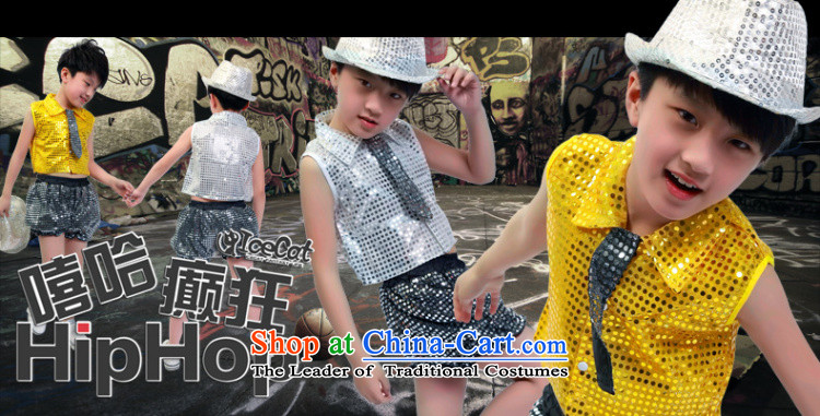 The dream of children arts jazz dance 610 children on film costumes girls celebrate Children's Day street dance wearing boy child care services 0249 Yellow 110 dance picture, prices, brand platters! The elections are supplied in the national character of distribution, so action, buy now enjoy more preferential! As soon as possible.